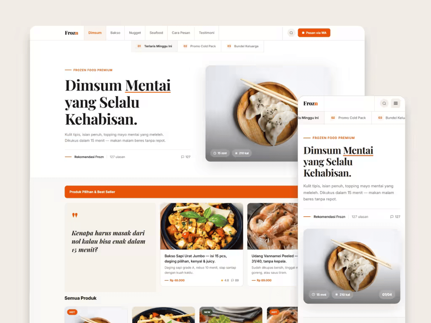 Andin food - Frozen Food preview 1