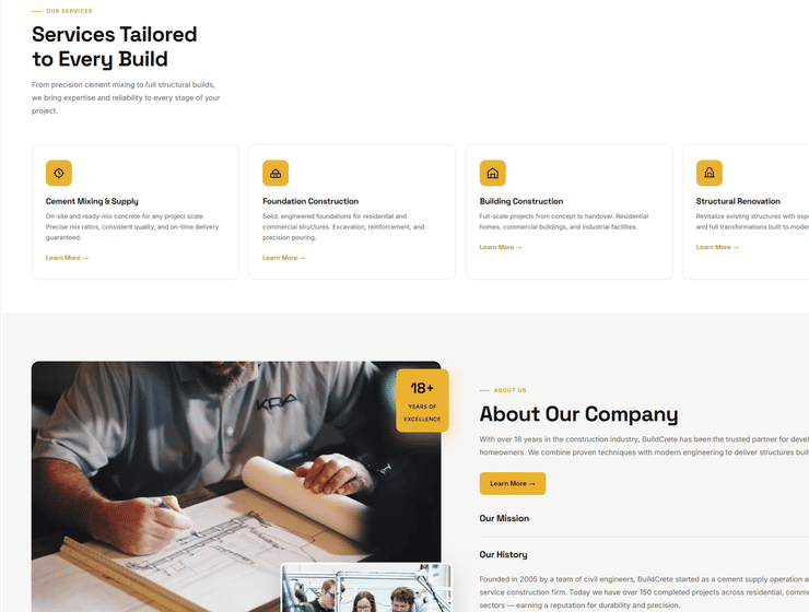 BuildCrete - Construction Company — image 2