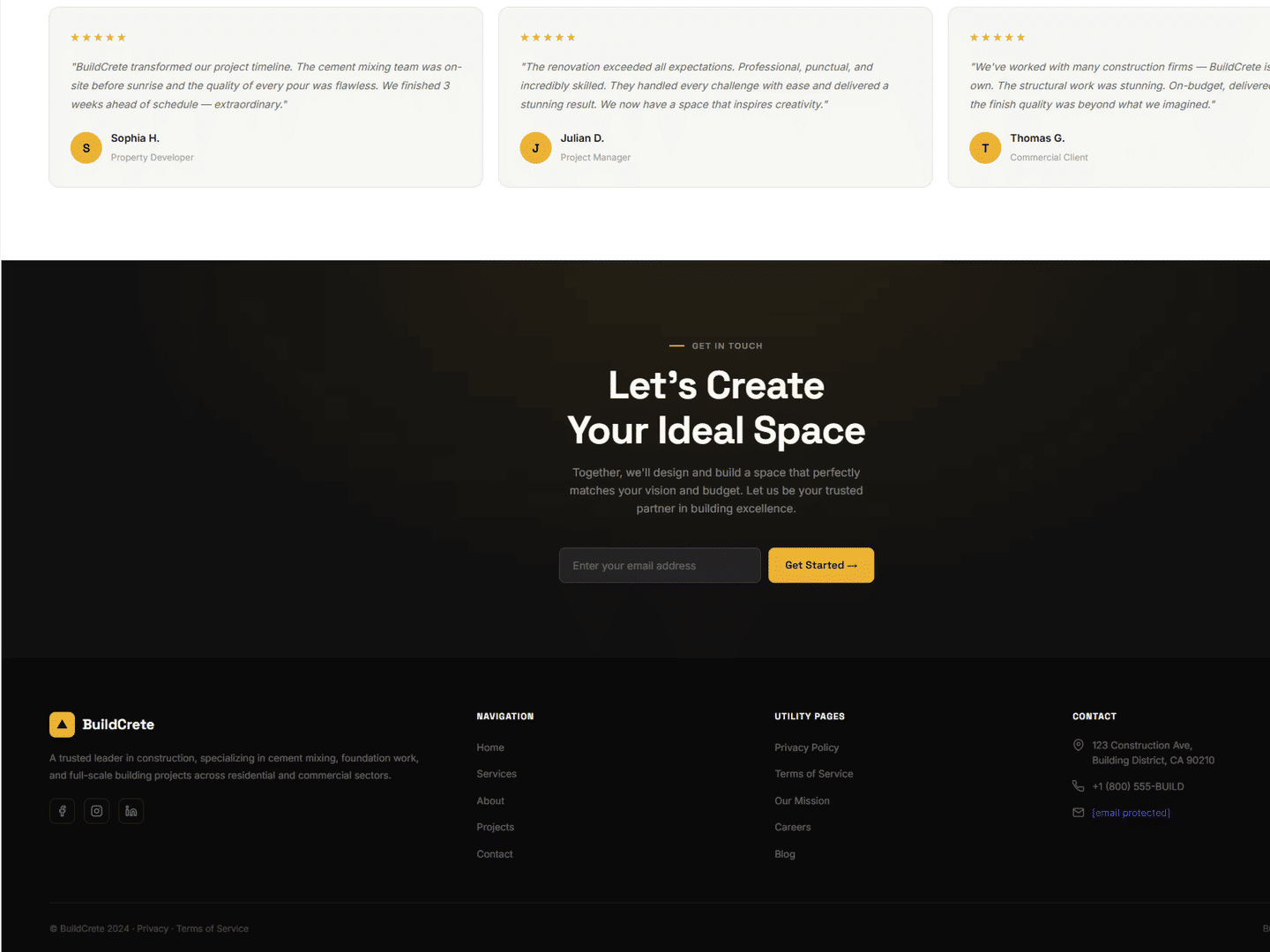 BuildCrete - Construction Company preview 3