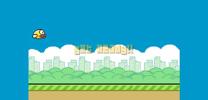 Clumsy Bird Game Snapshot.