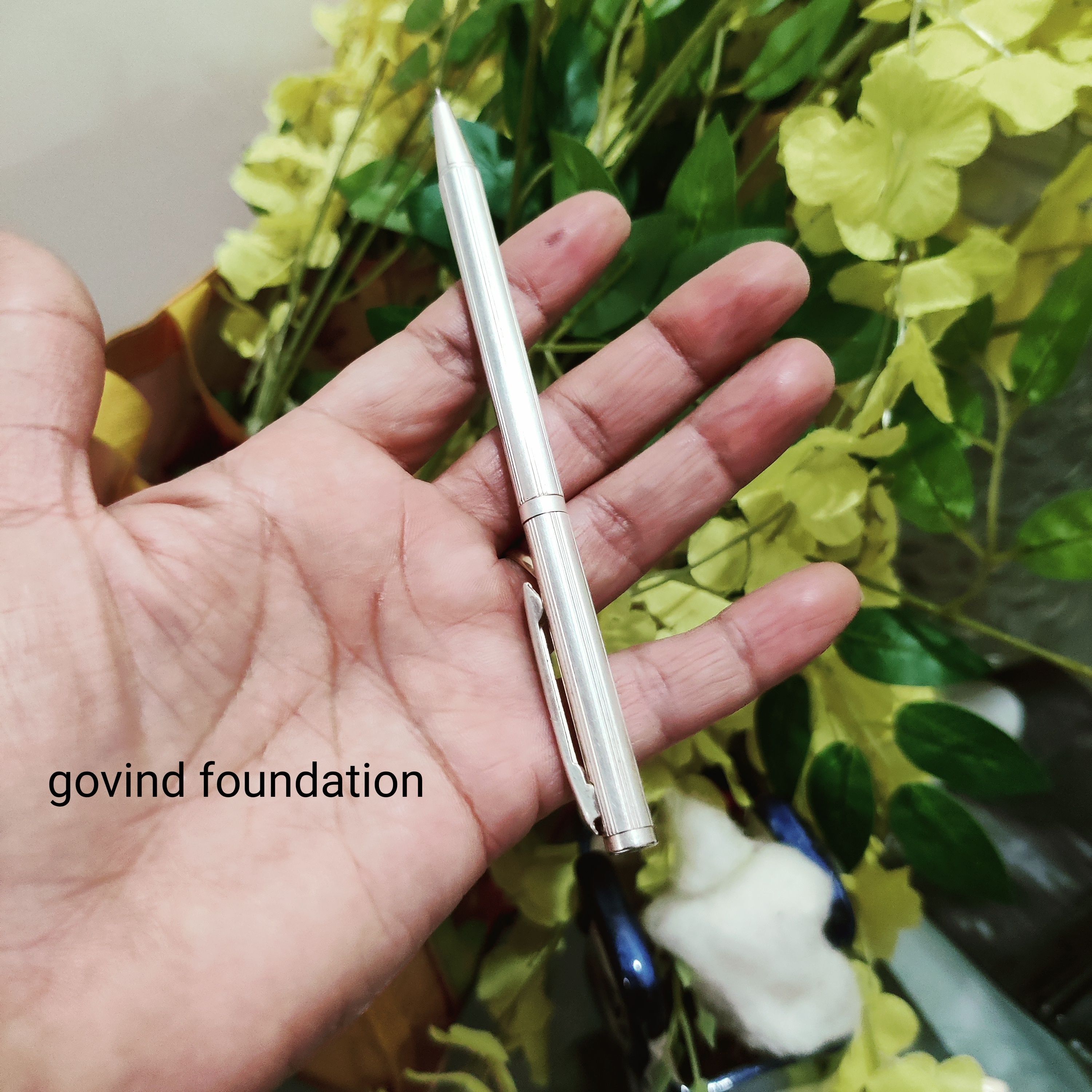 Pure Silver Pen for Gift Writing Pen in pure silver