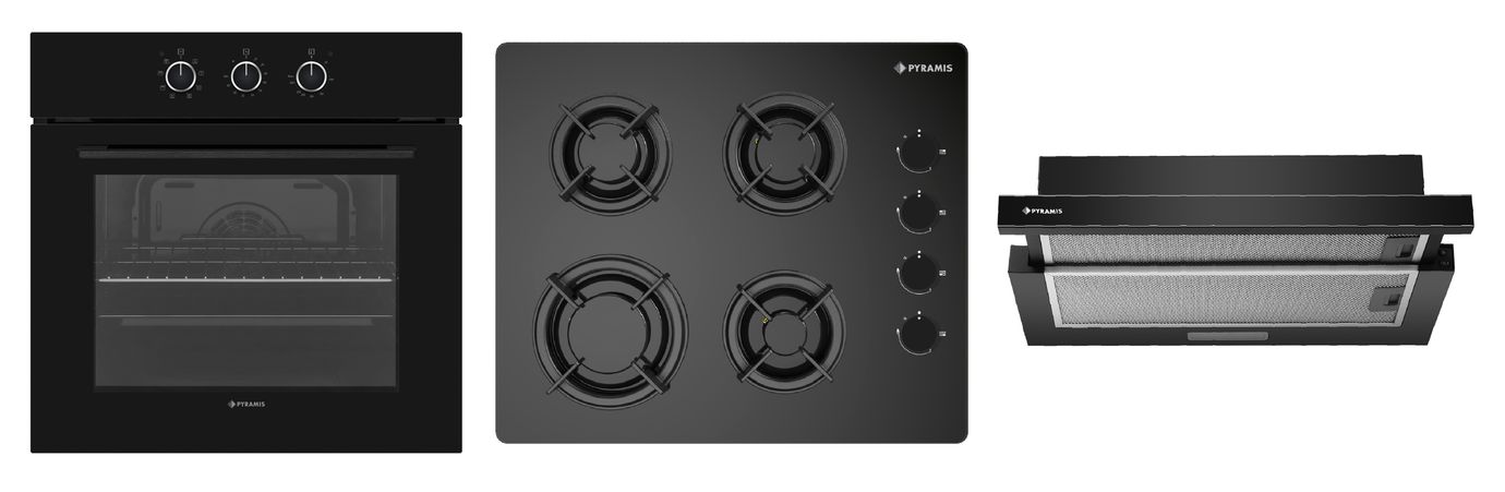 Set Pyramis 17P Black