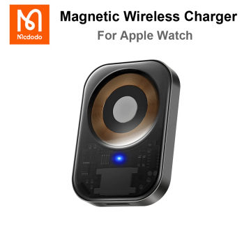 Mcdodo Apple Watch Magnet Induction Fast Charge Charger For iWatch Series 8 7 SE 6 5 4 3 2 Portable Magnetic Wireless Charge Pad