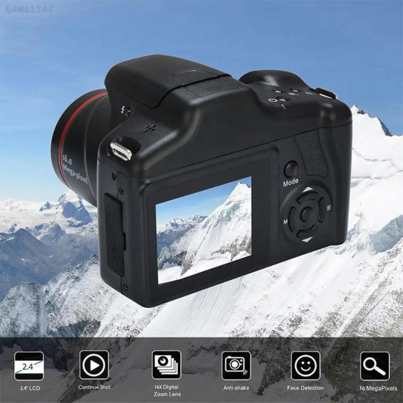 Description Picture 4 of item2022 New Portable 1080P Digital Camera Camcorder Full HD 1080P Video Camera 16X Zoom AV Interface HD Video Recorder Photo Camera