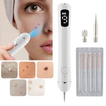 9 Level Skin Body Spot Wart Tag Tattoo Removal Pen Black Pore Dark Spot Remover Needle Remover Point Pen Facial Skin Care