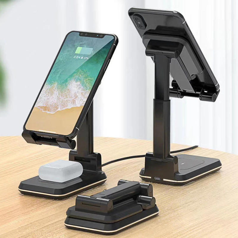 Description Picture 2 of itemFast Wireless Charger Bracket For iPad Mini iPhone X 8Plus XR 11 Pro XS Max Airpods 2 Pro Samsung S9 Note9 tablet Charging Stand
