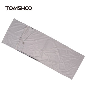 Tomshoo 70*210CM Portable Sleeping Bag Outdoor Travel Camping Hiking Polyester Pongee Healthy Sleeping Bag Liner with Pillowcase