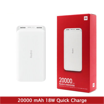 Newest Xiaomi Redmi Original Power Bank 20000mAh 18W Quick Charge Powerbank Fast Charging Portable Charger