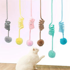 Cat Toy Funny Self-hey Hanging Door Automatic Scratch Rope Cat Stick Eagle Cat Interactive Automatic Plush Toy Pet Supplies