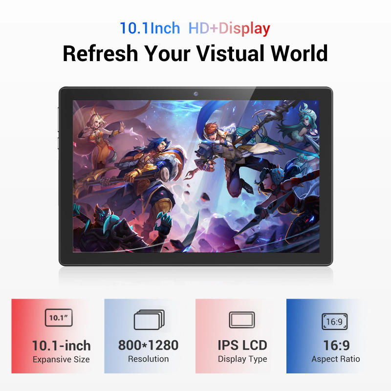 Description Picture 4 of itemXGODY 10inch Tablet Android Tablets 6GB 128GB IPS Screen Quad-core Ultra-thin 5G WiFi Bluetooth GPS Type-C PC With Keyboard