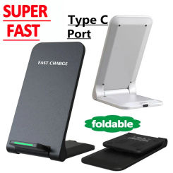 30W Wireless Charger Stand Pad For iPhone 14 13 12 11 X Pro Max Samsung S22 S20 S10 Xiaomi  Fast Charging Station Phone Holder