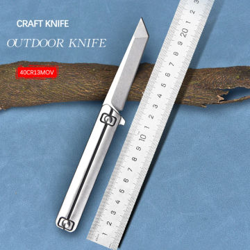 Cool bearing CNC cutting edge commander d2 folding knife CNC precision quality outdoor multifunctional folding knife