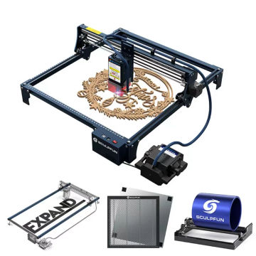 NEW SCULPFUN S30 PRO MAX 20W Laser Engraver Automatic Air-assist System Engraving Machine with Replaceable Lens 410x400mm Area