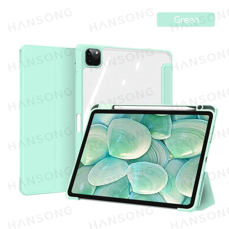 Description Picture 5 of itemFor iPad case 2021 Mini 6 Pro 11 9th Generation Case 10.2 2018 9.7 5th 6th Air 4 5 10.9 10th PU Silicon Transparent Cover Funda