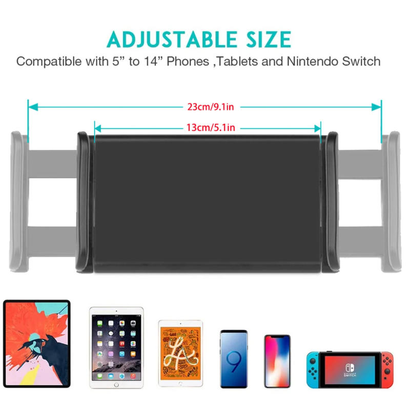 Description Picture 2 of itemUniversal for iPad Air Pro 11 12.9 Iphone Xiaomi Samsung Tablet Stand Holder Laptop Stand Mount Clamp Clip Stand Bracket 4-13 in