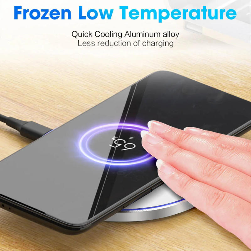 Description Picture 3 of itemNEW 30W Fast Wireless Charger Pad for iPhone 14 13 12 11 Pro Max For Samsung Galaxy S22 S21 S20 S10 S9 Iconic Brand Wireless Charging