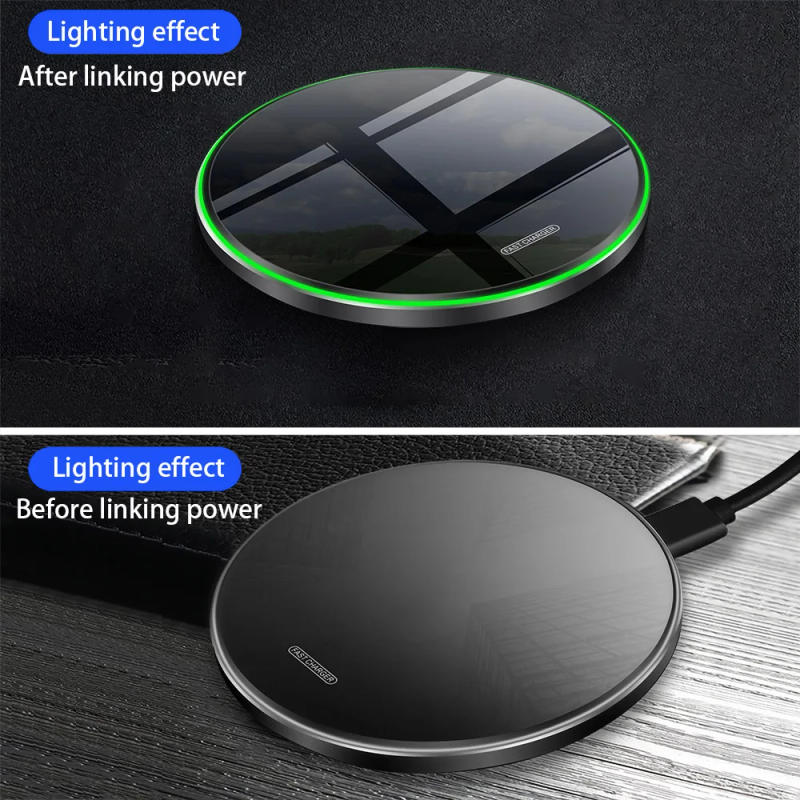 Description Picture 6 of item30W Wireless Charger For iPhone 14 13 12 11 Pro XS XR X 8 Plus Samsung Galaxy S21 S22 Induction Fast Wireless Charging Dock Pad