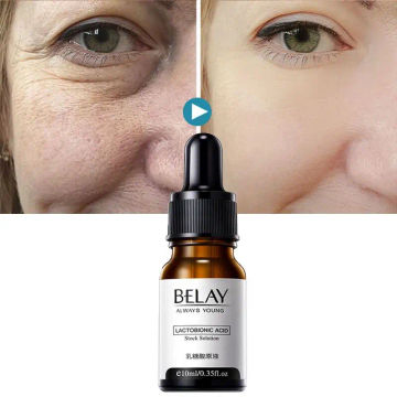 Belay Lactobionic Acid Shrink Pores Serum Korean Cosmetics Fade Fine Lines Anti-Aging Face Care Whiten Moisturizing Skin Care