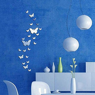 Home Decor Gift Butterfly Big Wings Mirrors Decorative Wall Decal Wall Sticker