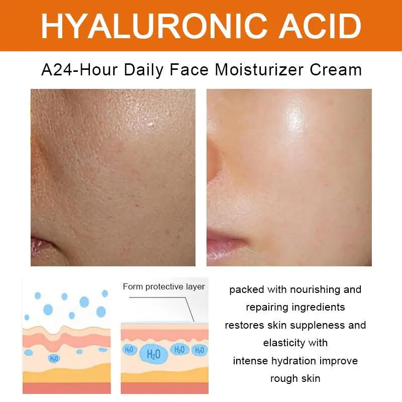 Description Picture 3 of itemVitamin C Face Cream Remove Dark Spots Whitening Care Moisturizing Anti-Aging Anti Wrinkle Firming Skin Care Cosmetics