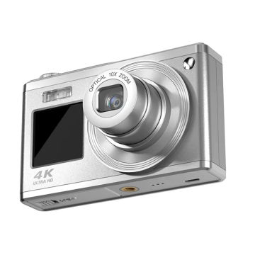 4K Optical Zoom CCD Digital Camera 64 Million Pixels Dual IPS High-Definition Screens Photography Camera