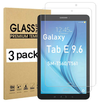 ( 3 Pack ) Tempered Glass For Samsung Galaxy Tab E 9.6 2015 SM-T560 SM-T561 T560 T561 Tablet Screen Protector Film