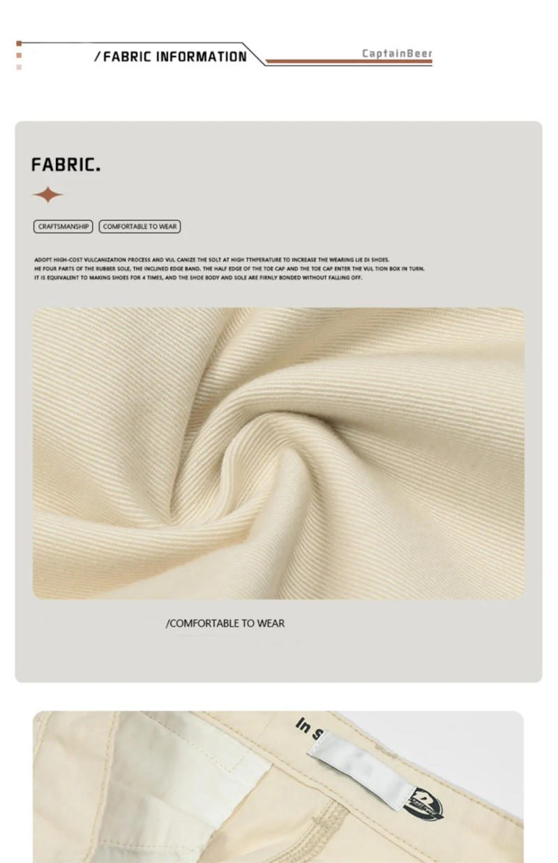 Description Picture 6 of itemBaggy Cargo Pants Bright White Jogger Big Pocket Streetwear Straight Leg Designer Korean Fashion Street Casual Y2k Wide Trousers