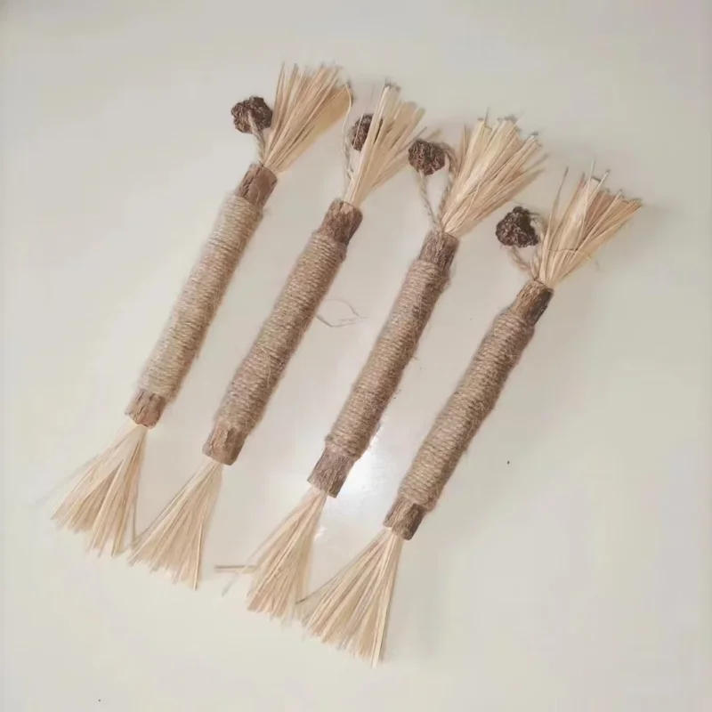 Description Picture 5 of itemHot Pure Natural Pet Cat Wooden Polygonum Stick Cat Tooth Cleaning Silvervin Stick Cane Pet Supplies Toys