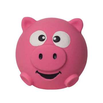 Pig  Dog Toy, Pink, One-Size משטח ליקוק לכלב Dog puzzle toys Dogs accessories Dog training Dog toys indestructible