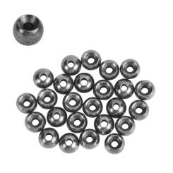 SF 25PCS Cyclops Tungsten Bead Head Eyes for Fly Tying Nymph Head Ball Beads Nickel
