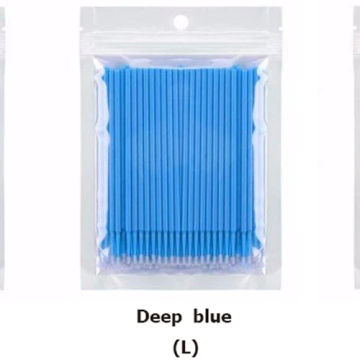 100Pcs/bag Durable Micro Disposable Eyelashes Extension Individual Lash Removing Swab Mascara Brush For Eyelash Extension Tools