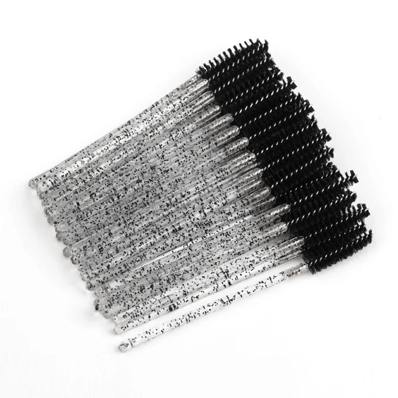Description Picture 5 of item5/50pcs Disposable Eyebrow brush Mascara Wand Applicator Spoolers Eye Lashes Cosmetic Brushes Set makeup tools Eyelash Extension