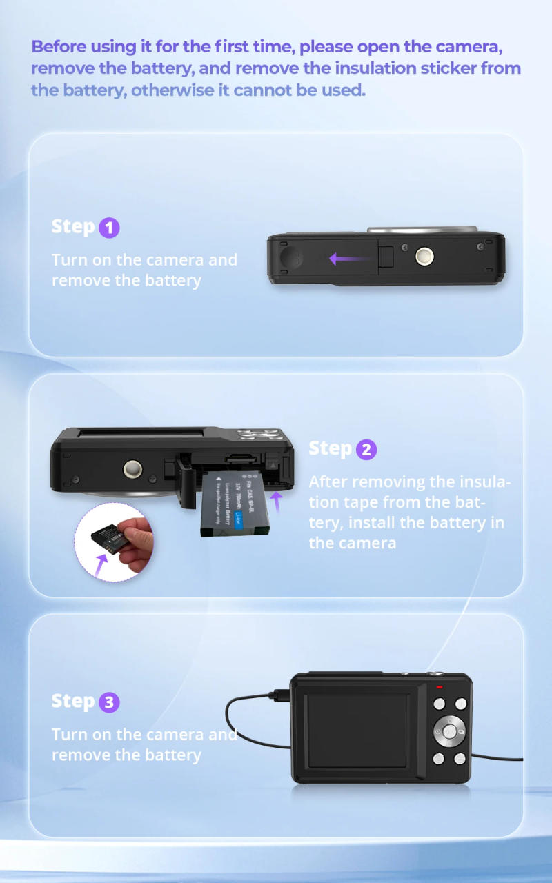 Description Picture 2 of item2.7K Digital Camera Autofocus Vlogging Camera HD 48MP with 2.8