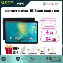 BDF 10.1 Inch Tablet Pc Android 9.0 Octa Core 3G Phone Call 4GB RAM 64GB ROM GPS WiFi Bluetooth hipad mi Tablets 8 9 10 Inch