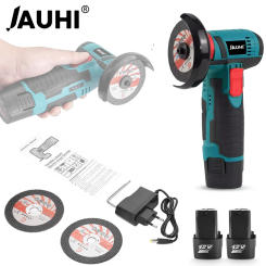JAUHI 12V Mini Angle Grinder Rechargeable Grinding Tool Polishing Grinding Machine For Cutting Diamond Cordless Power Tools