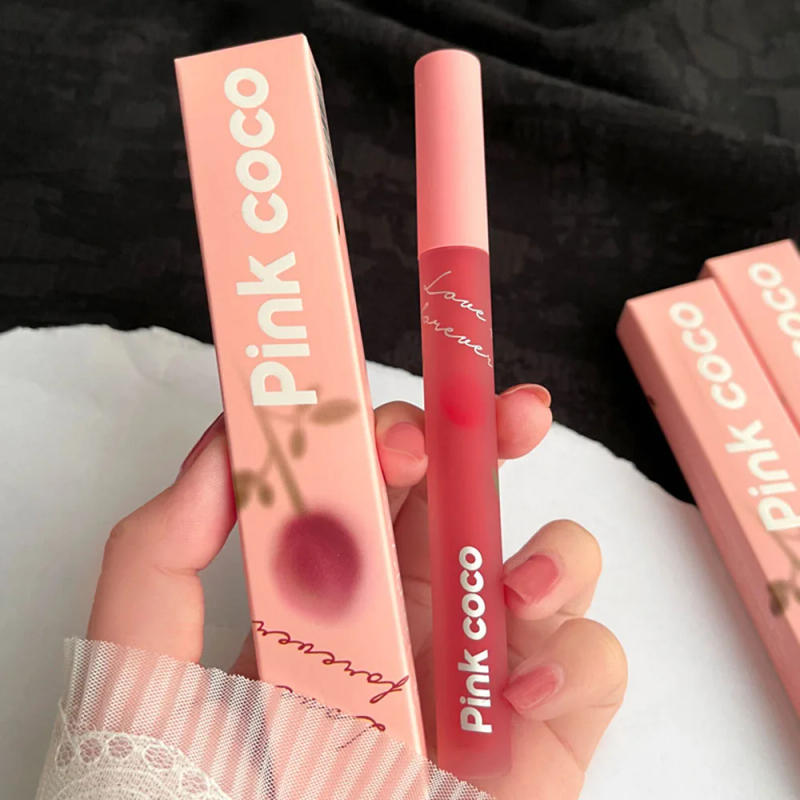 Description Picture 3 of item6 Color Lipstick Velvet Matte Liquid Lip Stick Waterproof Rose Pink Lip Gloss Long Lasting Sexy Women Lip Tint Beauty Cosmetics