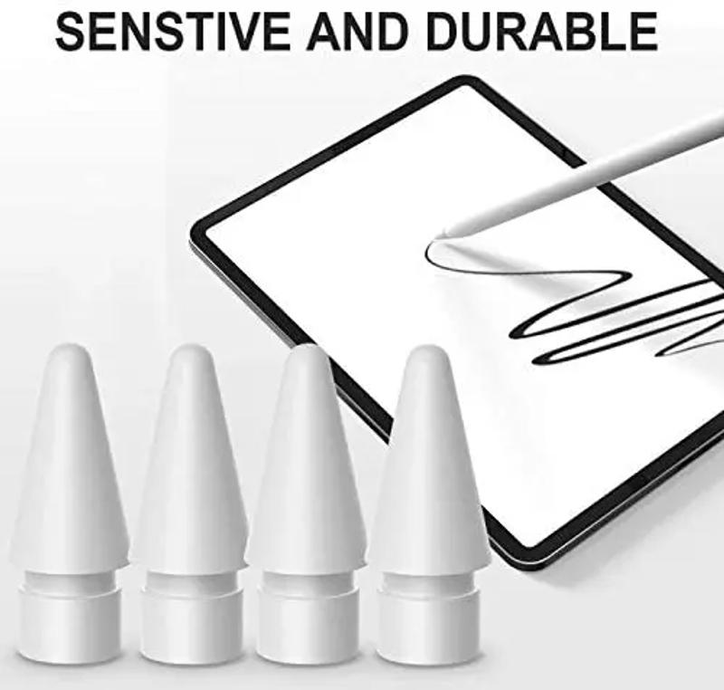 Description Picture 6 of itemFeomro 4Pack Tips For Apple Pencil 1 2 Generation Tips For iPencil Tips For Apple Pencil Nib For iPad Stylus Pen Replacement Nib