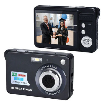 2023 CMOS Micro Camera Digital Camera Video recorder Camcorder 18MP Photo 8X Zoom Anti-shake 2.7 Inch Large 720P TFT Screen