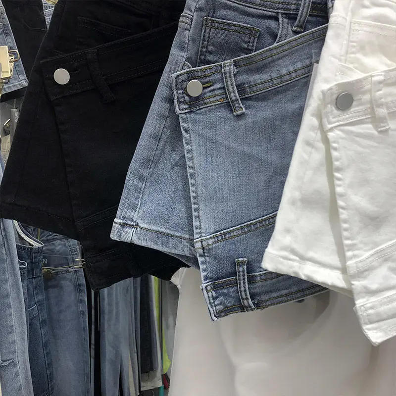 Description Picture 5 of itemEchoine 5XL Plus Size Denim Shorts Skirt Blue High Waist Irregular Jeans Shorts Streetwear Club Women Denim SKirt Clubwear