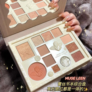 11 Colors Carving Face Blusher Bar Cheek Blush Powder Makeup Bronzer Palette with Brush Makeup Peach Cosmetics for Face Make Up