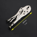 7 Inch 10 Inch 11 Inch Carbon Steel Welding Tool Adjustable Straight Jaw C Clamp Locking Mole Vice Grips Pliers