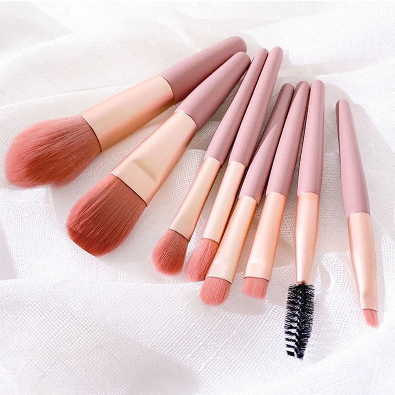 10PCS Glitter Shinng Crystal Makeup Brushes