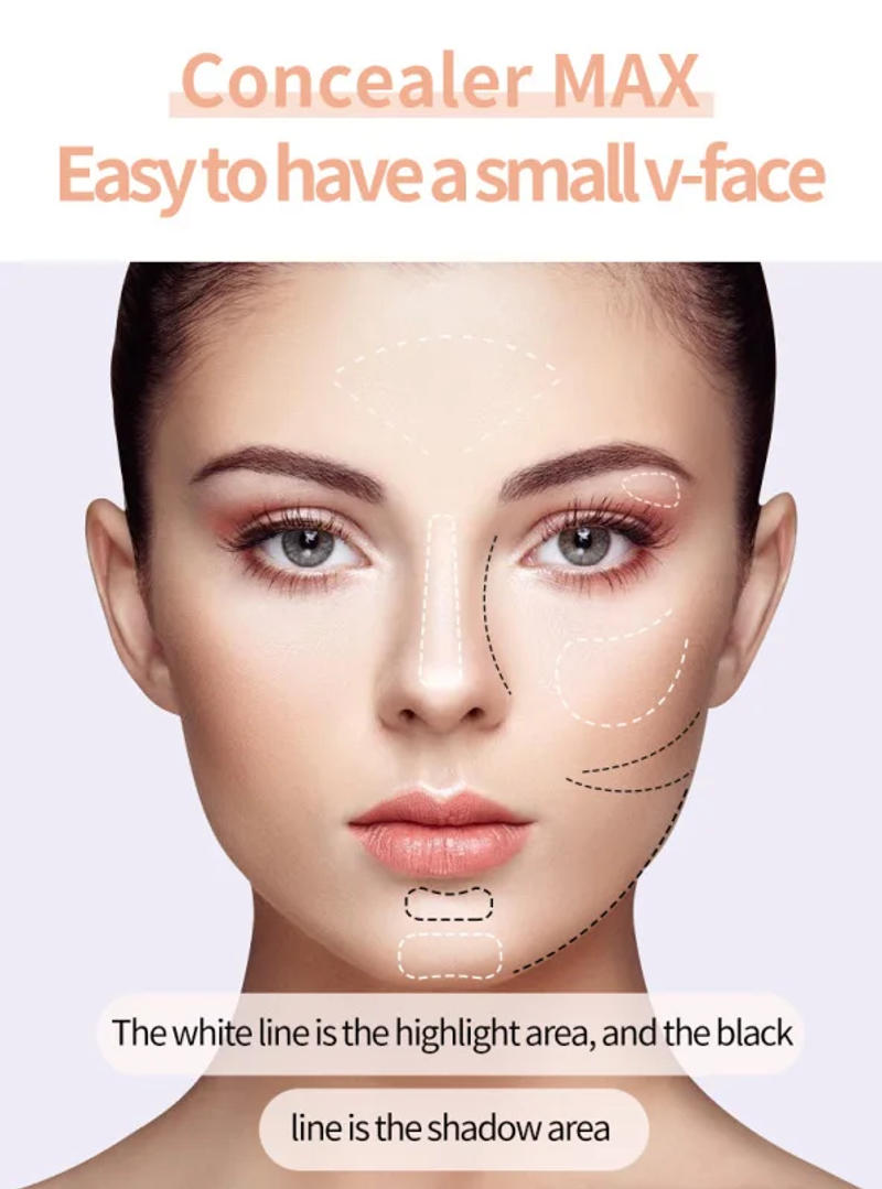 Description Picture 4 of itemHigh Quality Professional Makeup Base Foundation Cream for Face Concealer Contouring  Face Bronzer Beauty Cosmetics Tools