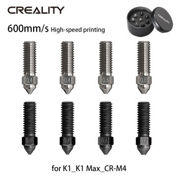 CREALITY New Copper Alloy K1 Nozzle Kit Supporting High-speed Printing Speed of 600mm/s  for K1_K1 Max_CR-M4 3d Printer Parts