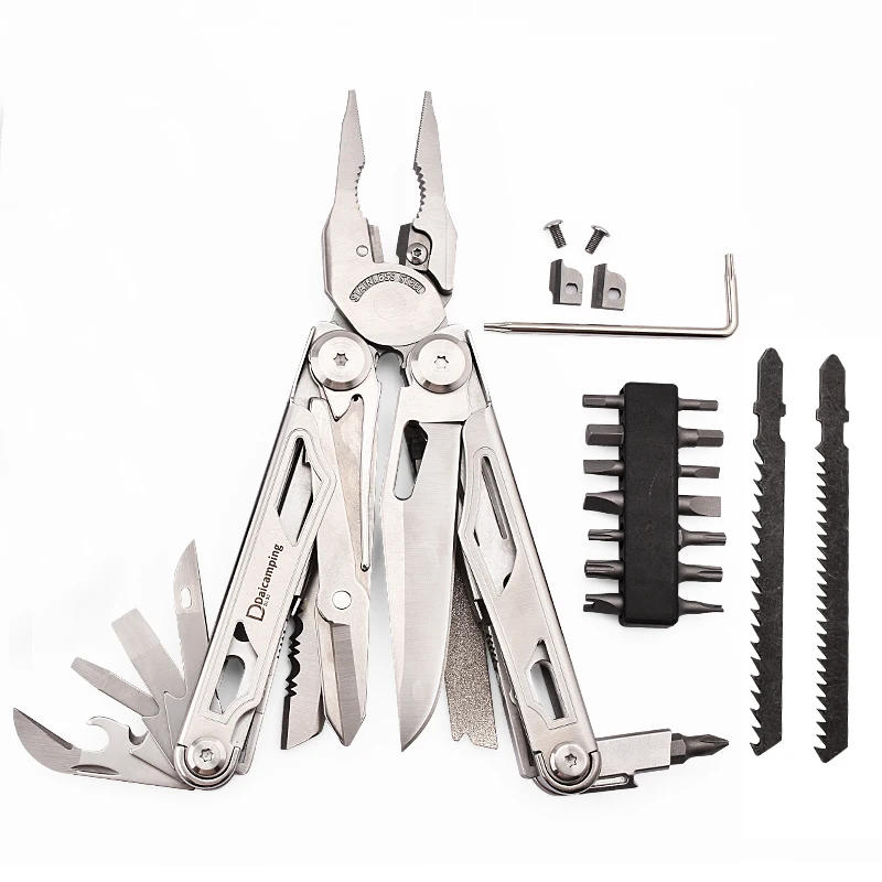 Description Picture 6 of itemDaicamping DL30 Replaceable Parts Manual Multi Tools Set Multi-tools Folding Blades Cutters Survival Gear Plier Army Swiss Knife