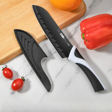 BAKULI Fruit knife, chef knife, slicing knife, meat knife, stainless steel knife, melon and fruit cutting knife