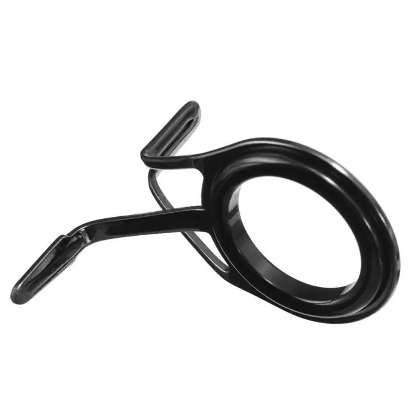 Description Picture 6 of item7 PCS Casting Fishing Rod Guide 0.5/0.6/0.8/1.1/1.4/1.8cm Diameter Rock Stainless Steel Frame Baitcasting Eye Line Ring