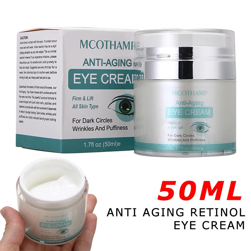 Description Picture 2 of item1pc Anti Aging Retinol Eye Cream Eye Pouch Fine Lines Removal Dark Circles Puffiness Removals Moisturizing Eyes Care