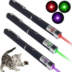 Cat Laser Toy Laser Sight Pointer Projection Cat Toy Funny Cat Stick  LED Laser Indoor Cat Toy Interactive Cat Toy Rascador Gato