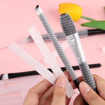 20PCS Makeup Brushes Mesh Protectors Cover Beauty Elastic Mesh Protector Makeup Cosmetics Brush Pen Cover